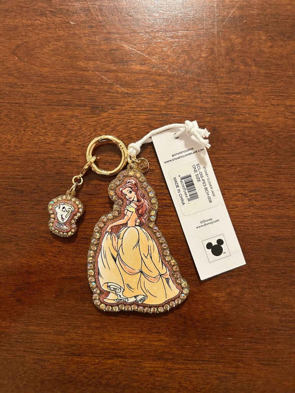 Stoney Clover Lane Princess Belle and Chip Bag Charms